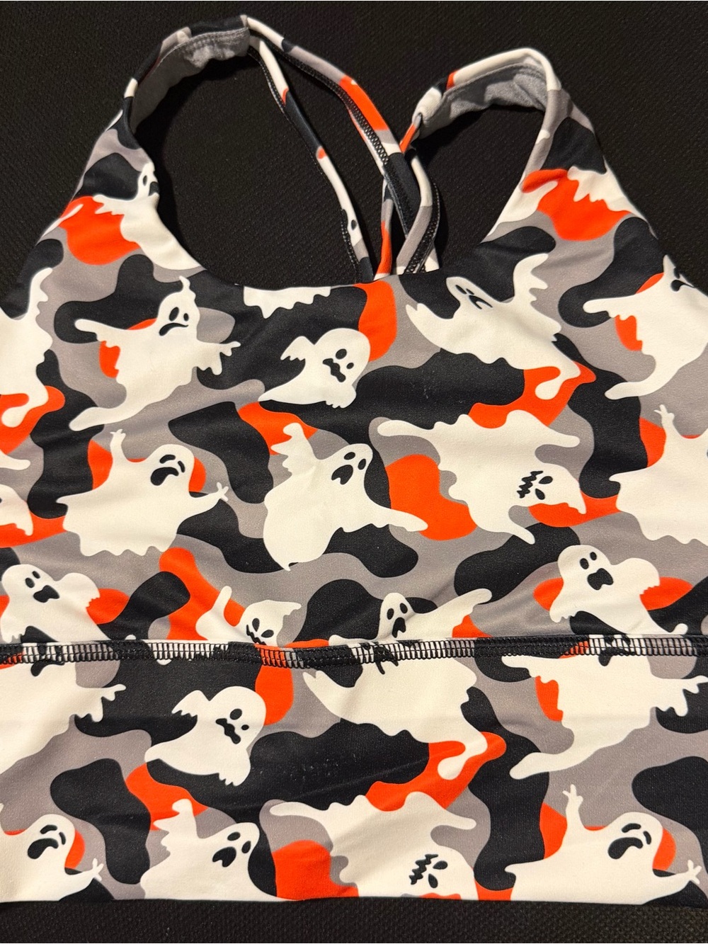 Born Primative women athletic workout bra Ghost Orange/Black/Gray/White